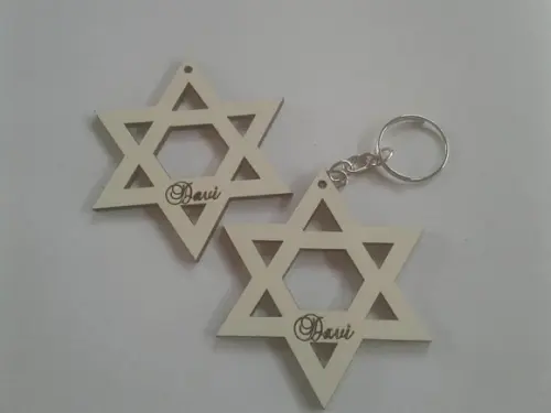 Chaveiro Estrela mdf