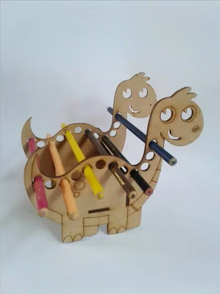 Dinossauro Porta Lapis mdf