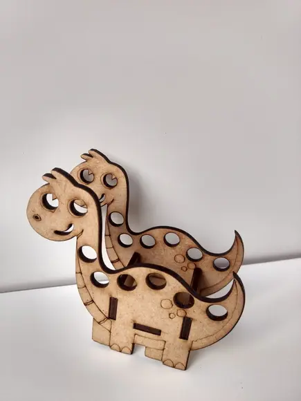 Dinossauro Porta Lapis C/6 Furos