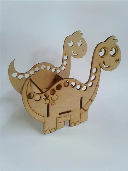 Dinossauro Porta Lapis mdf