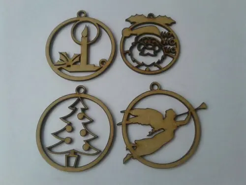 Enfeite (bola) de Natal mdf