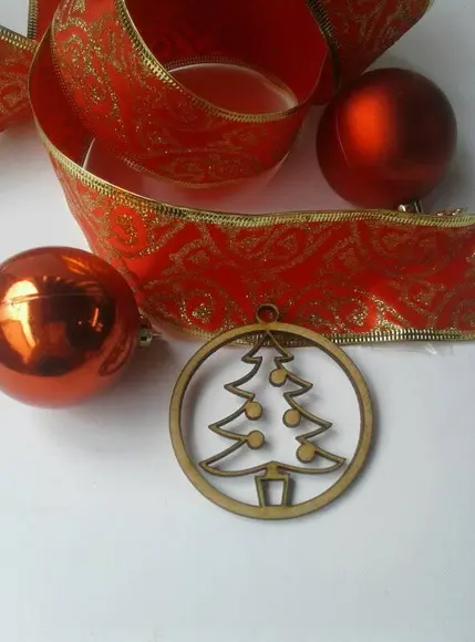 Enfeite (bola) de Natal mdf