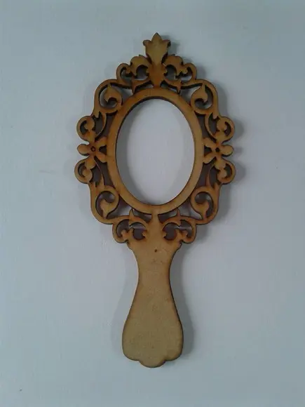Espelho de mão Princesa MDF