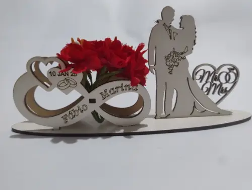 Lembrancinha Casamento Personalizada Porta-retrato em mdf