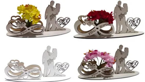 Lembrancinha Casamento Personalizada Porta-retrato em mdf