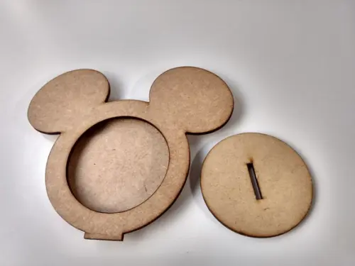 Mickey - Porta Retrato mdf Cru -