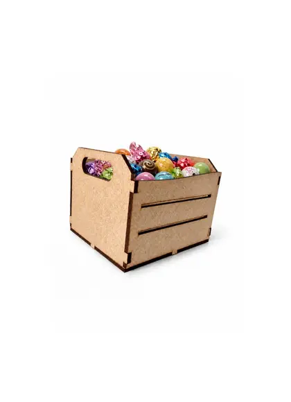 Mini Caixote mdf Festa 10x8x8cm