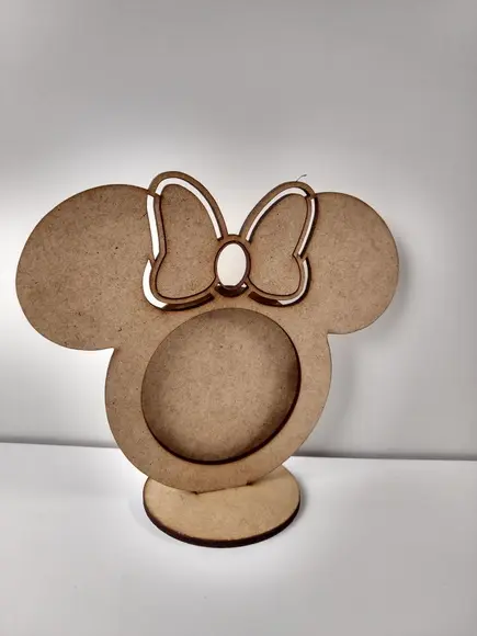 Mini Porta Retrato Minnie c/ Laço