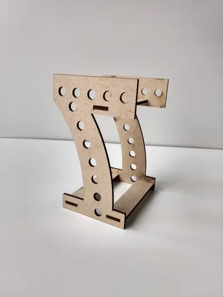 Numero 7 Porta Lápis mdf