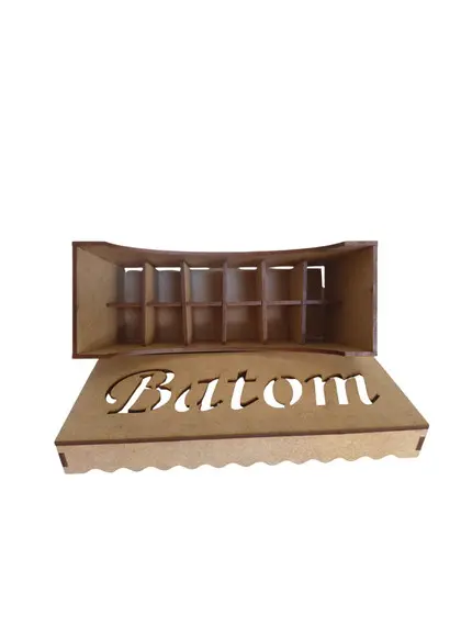 Porta Batom Charm mdf Personalizável ? Organização e Estilo
