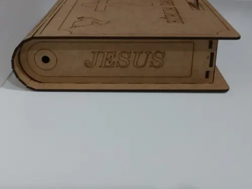 Porta Bíblia Livro em mdf (Book Box)