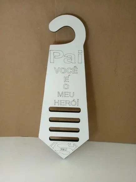 Porta Gravata DIA DOS PAIS grátis chaveiro
