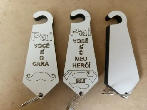 Porta Gravata DIA DOS PAIS grátis chaveiro