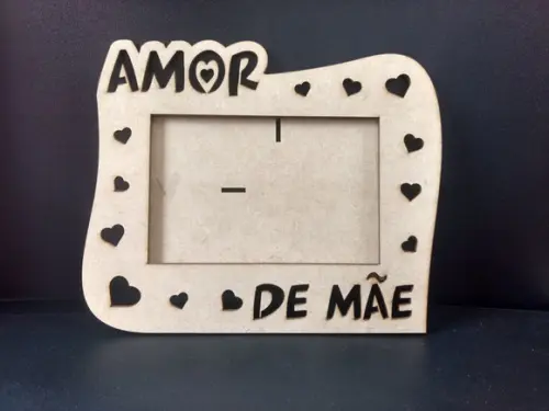 Porta Retrato Amor de Mâe mdf