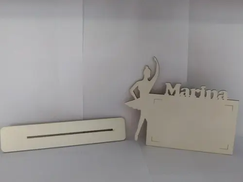 Porta Retrato Bailarina Branca para Lembrancinha Festas