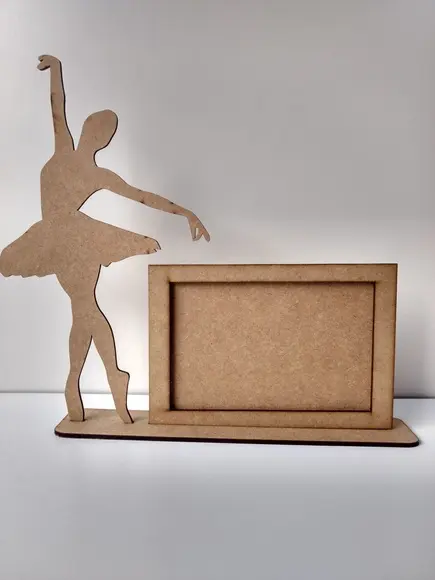 Porta Retrato Bailarina em mdf