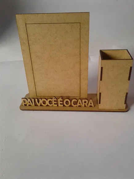 Porta Retrato com Lápis - Nome Grátis