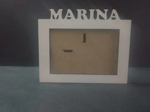 Porta Retrato com Nome em mdf Tamanho 10x7