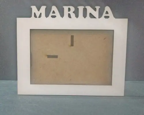 Porta Retrato com Nome em mdf Tamanho 10x7