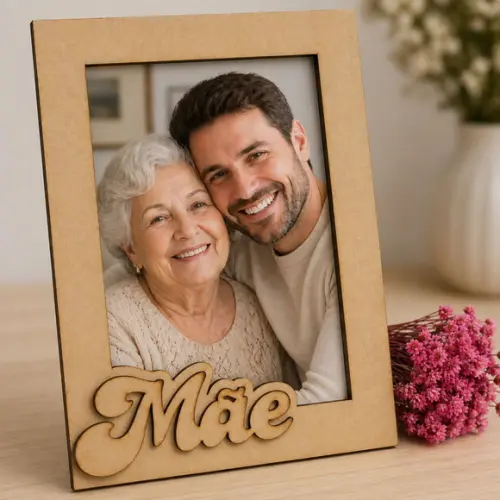 Porta Retrato Dia das Mães mdf 10x15 Personalizado