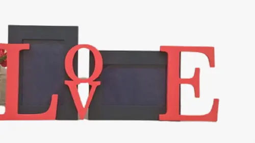 Porta Retrato Duplo Love mdf