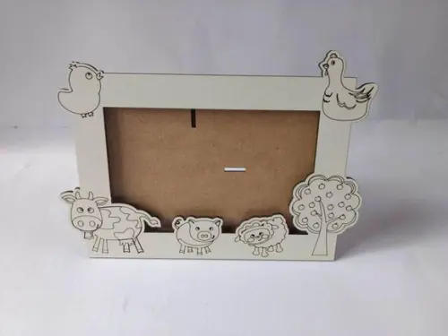 Porta Retrato Fazendinha Branco