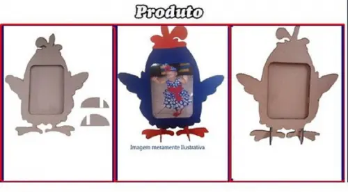 Porta Retrato Galinha Pintadinha