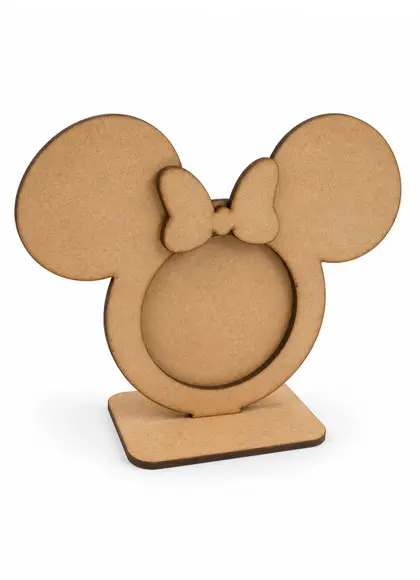 Porta Retrato Minnie mdf 15x20 Foto 10cm
