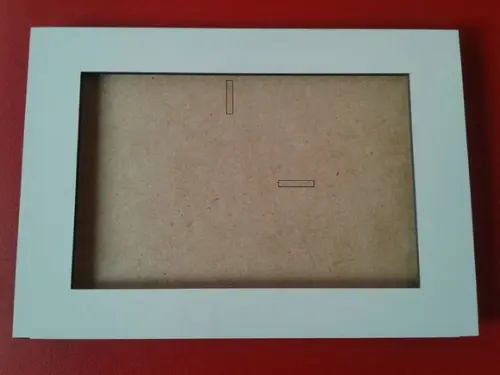 Porta Retrato Simples 10x15 mdf Branco