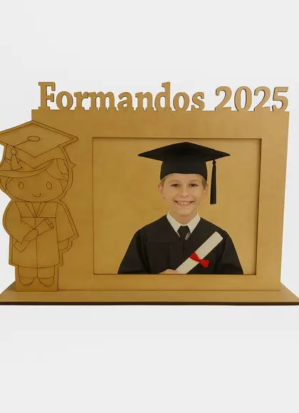 Porta-retrato mdf Formandos 2025 ? Foto 10x15 Lembrancinha