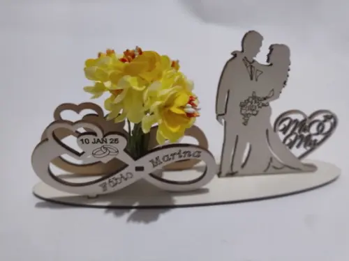 Porta-retrato Personalizado para Lembrança de Casamento ? m