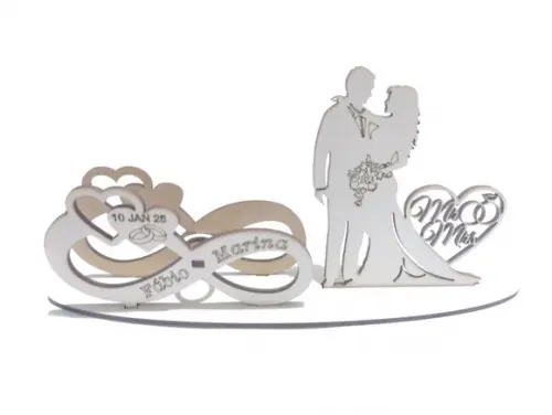 Porta-retrato Personalizado para Lembrança de Casamento ? m