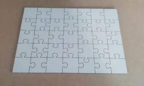 Quebra Cabeça em mdf para Sublimação m (19x15)