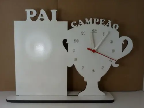 SUBLIMAÇÃO - RELÓGIO E PORTA RETRATO DIA DOS PAIS!