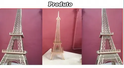 Torre Eiffel mdf - 60cm