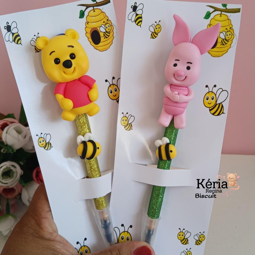 Caneta Ursinho Pooh em Biscuit