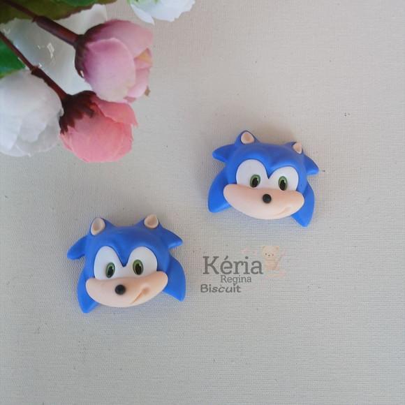 Aplique Rostinho Sonic Biscuit