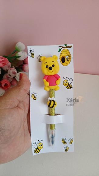 Caneta Ursinho Pooh em Biscuit
