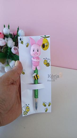 Caneta Ursinho Pooh em Biscuit
