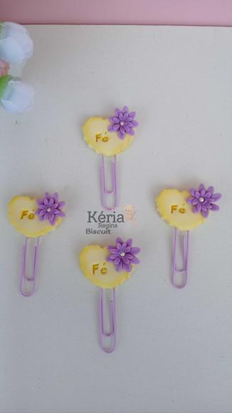 Clips em Biscuit Fé e Gratidão