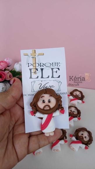 Imã Páscoa Cristã Jesus em Biscuit