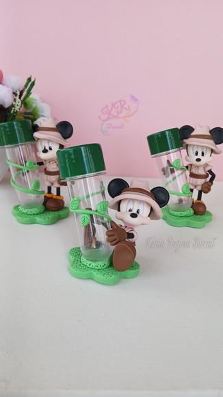 Lembrancinha com Tubete, Mickey Safari em Biscuit