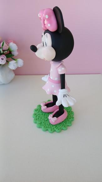 Minnie Peça Decorativa em Biscuit