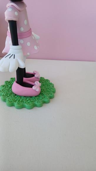 Minnie Peça Decorativa em Biscuit