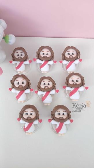 Porta Guardanapo para Mesa Posta Jesus em Biscuit