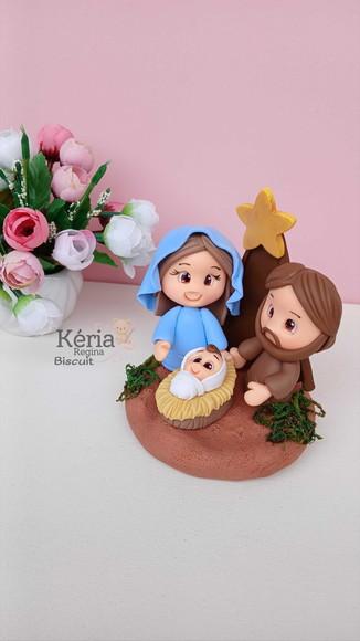 Presépio Iluminado 2 em Biscuit
