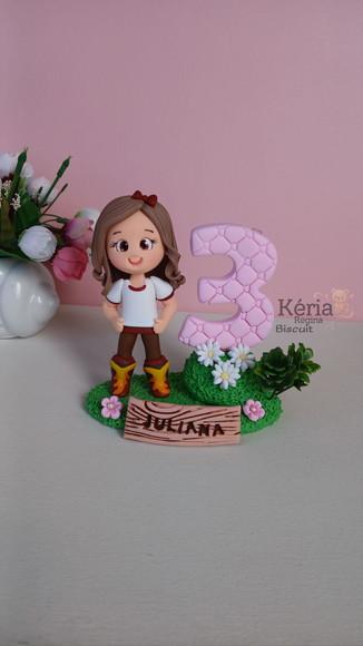 Topinho Personalizado em Biscuit