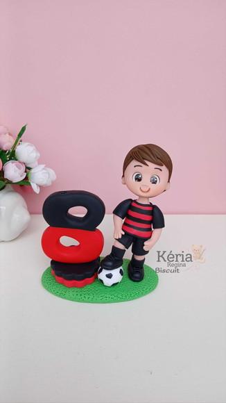 Topo de Bolo Personalizado Jogador em Biscuit