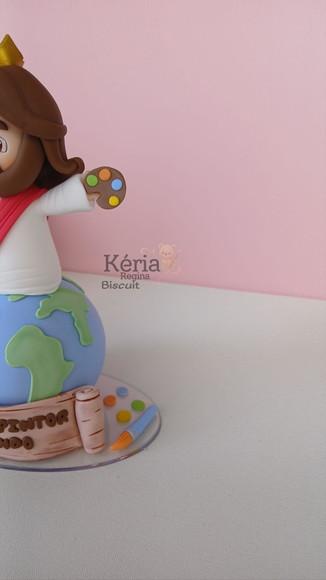 Topo de Bolo: o Maior Pintor do Mundo em Biscuit