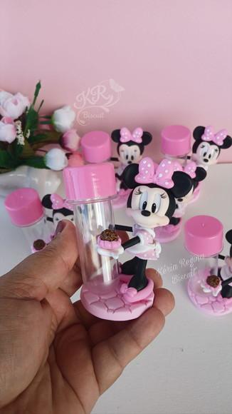 Tubete Minnie Confeiteira em Biscuit